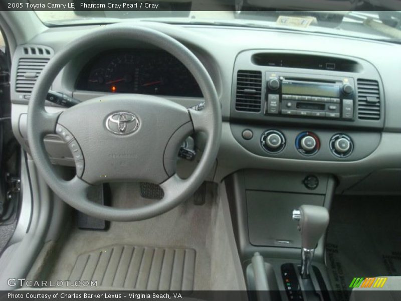 Phantom Gray Pearl / Gray 2005 Toyota Camry LE