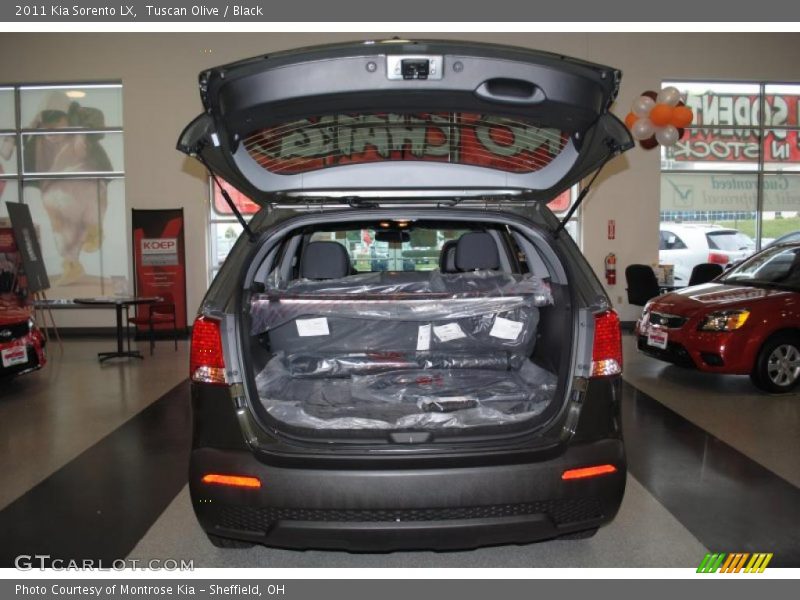 Tuscan Olive / Black 2011 Kia Sorento LX