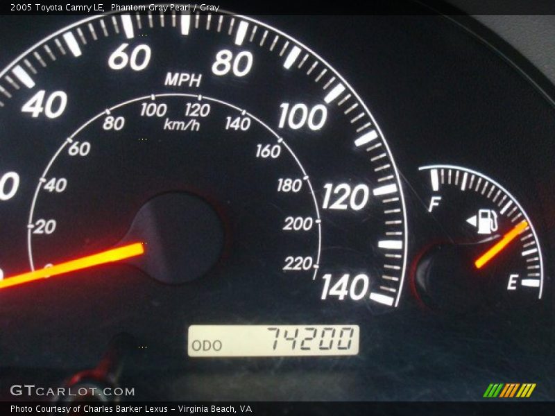 Phantom Gray Pearl / Gray 2005 Toyota Camry LE