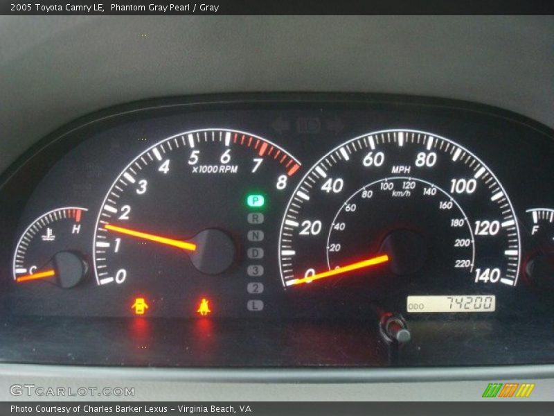 Phantom Gray Pearl / Gray 2005 Toyota Camry LE