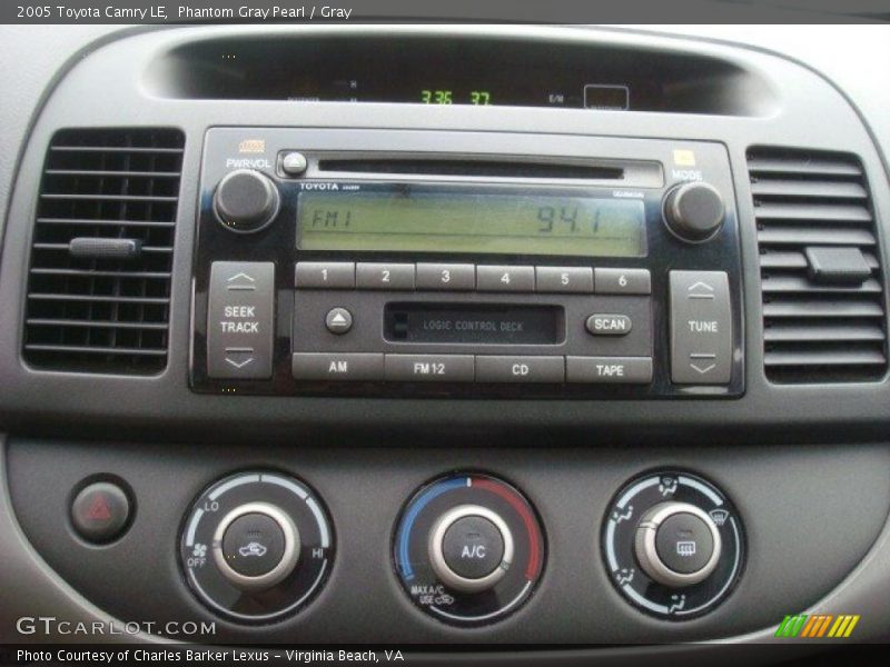 Phantom Gray Pearl / Gray 2005 Toyota Camry LE