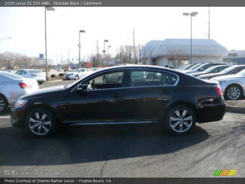 Obsidian Black / Cashmere 2008 Lexus GS 350 AWD