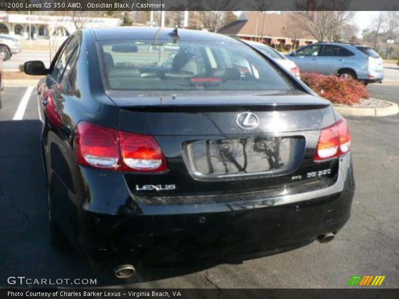 Obsidian Black / Cashmere 2008 Lexus GS 350 AWD