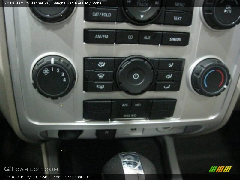 Controls of 2010 Mariner V6