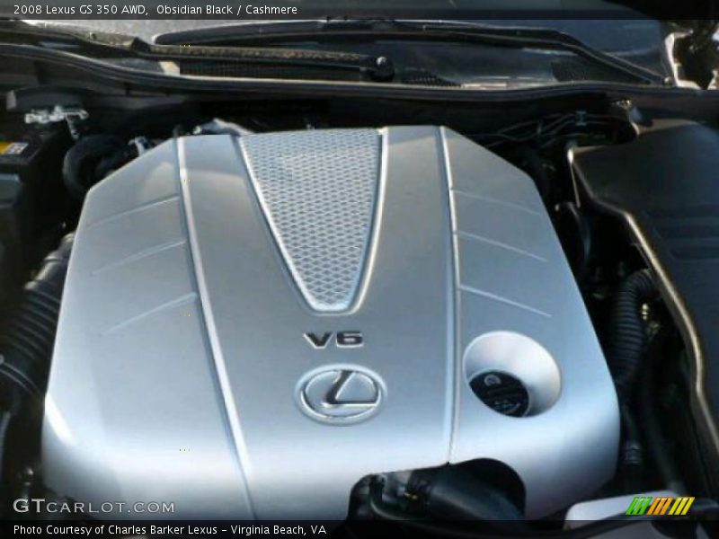 Obsidian Black / Cashmere 2008 Lexus GS 350 AWD