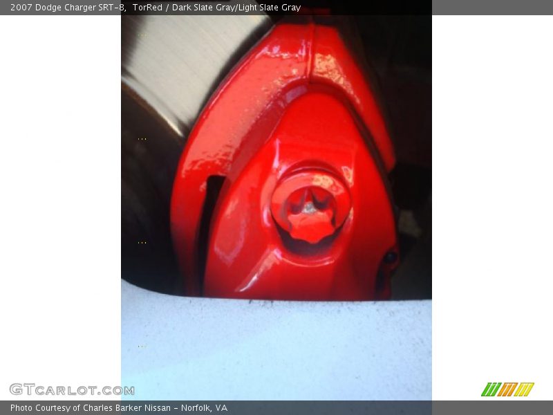 TorRed / Dark Slate Gray/Light Slate Gray 2007 Dodge Charger SRT-8