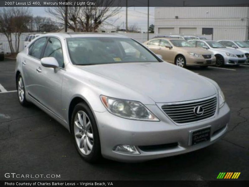 Mercury Metallic / Light Gray 2007 Lexus LS 460