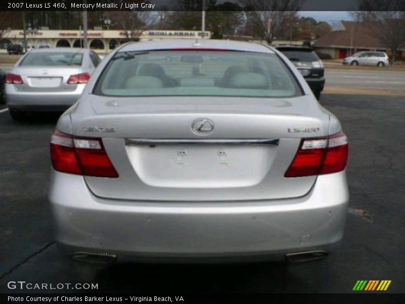 Mercury Metallic / Light Gray 2007 Lexus LS 460