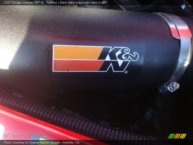 TorRed / Dark Slate Gray/Light Slate Gray 2007 Dodge Charger SRT-8