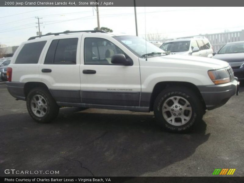 Stone White / Agate 2000 Jeep Grand Cherokee Laredo 4x4