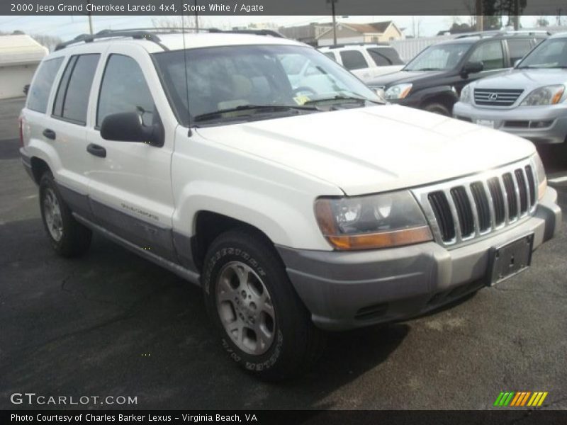 Stone White / Agate 2000 Jeep Grand Cherokee Laredo 4x4