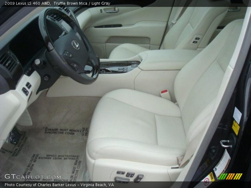  2009 LS 460 AWD Light Gray Interior