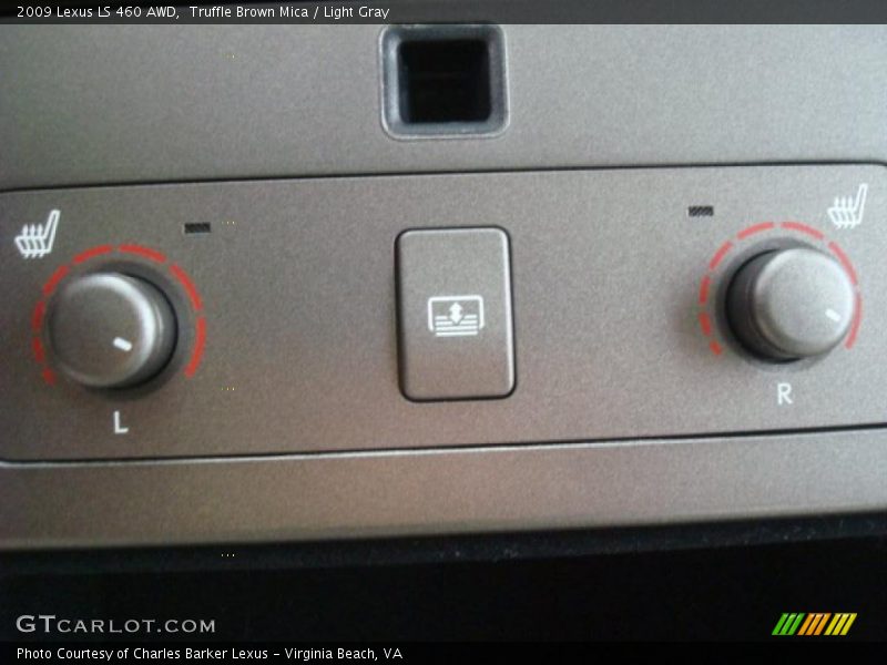 Controls of 2009 LS 460 AWD