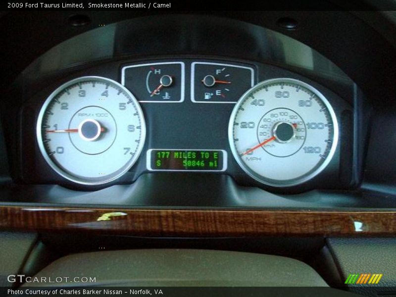 Smokestone Metallic / Camel 2009 Ford Taurus Limited