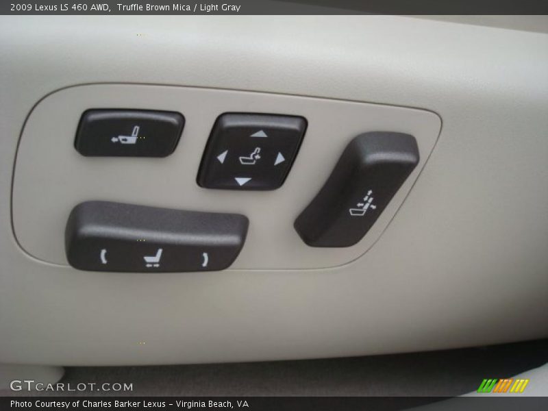 Truffle Brown Mica / Light Gray 2009 Lexus LS 460 AWD