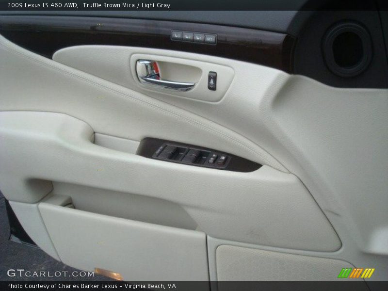 Truffle Brown Mica / Light Gray 2009 Lexus LS 460 AWD