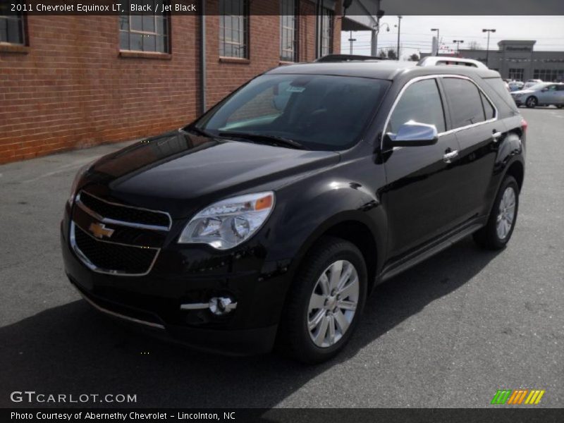 Black / Jet Black 2011 Chevrolet Equinox LT