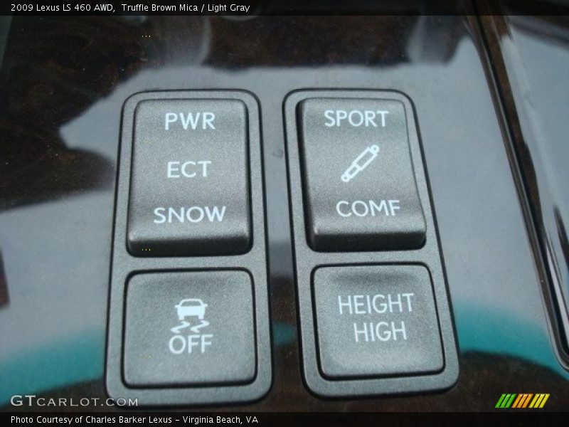 Controls of 2009 LS 460 AWD