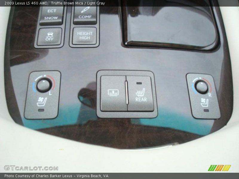 Controls of 2009 LS 460 AWD