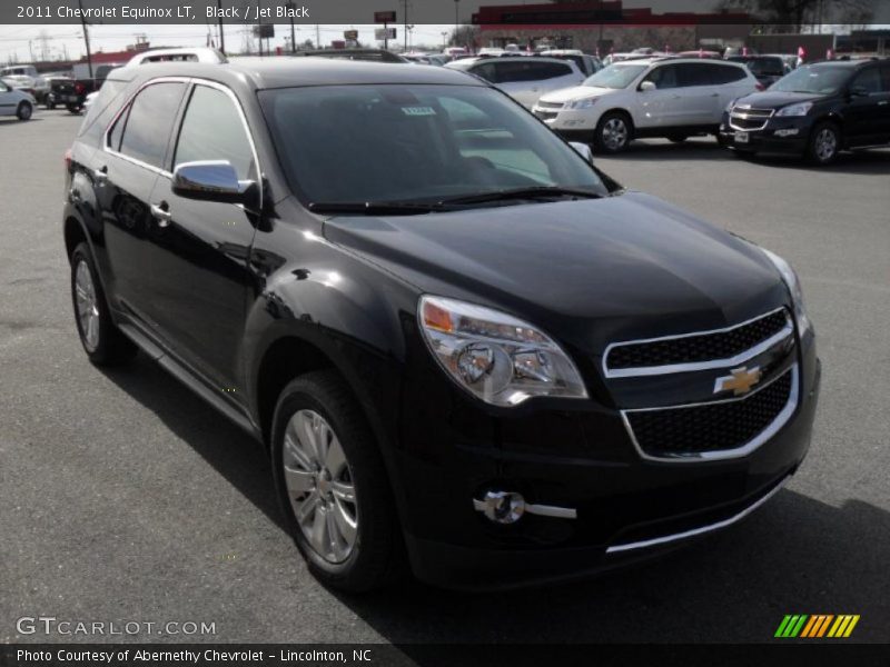 Black / Jet Black 2011 Chevrolet Equinox LT