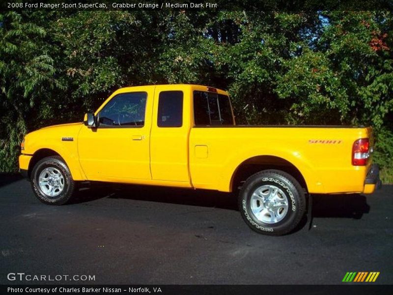  2008 Ranger Sport SuperCab Grabber Orange