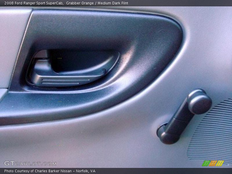 Grabber Orange / Medium Dark Flint 2008 Ford Ranger Sport SuperCab