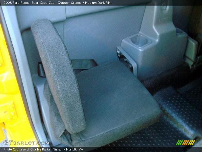 Grabber Orange / Medium Dark Flint 2008 Ford Ranger Sport SuperCab