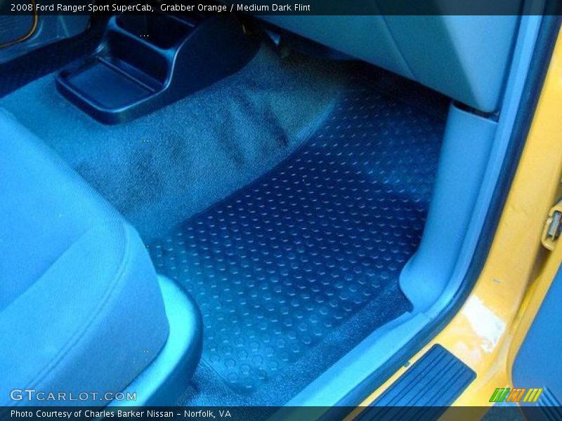 Grabber Orange / Medium Dark Flint 2008 Ford Ranger Sport SuperCab