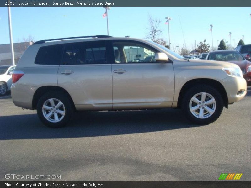 Sandy Beach Metallic / Sand Beige 2008 Toyota Highlander