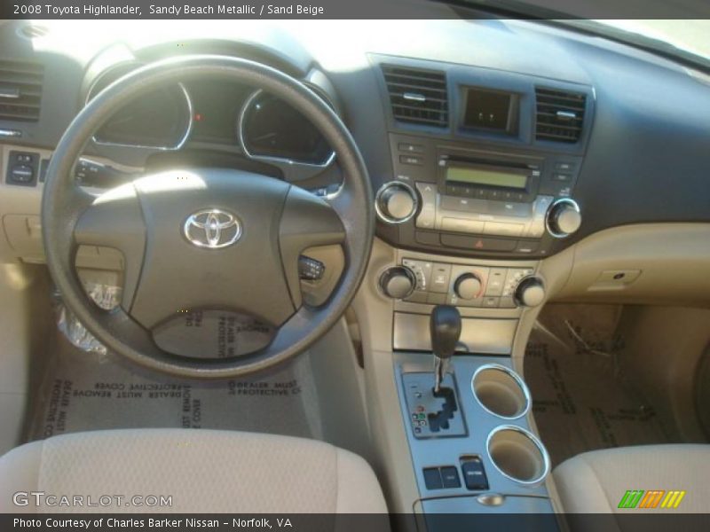 Sandy Beach Metallic / Sand Beige 2008 Toyota Highlander