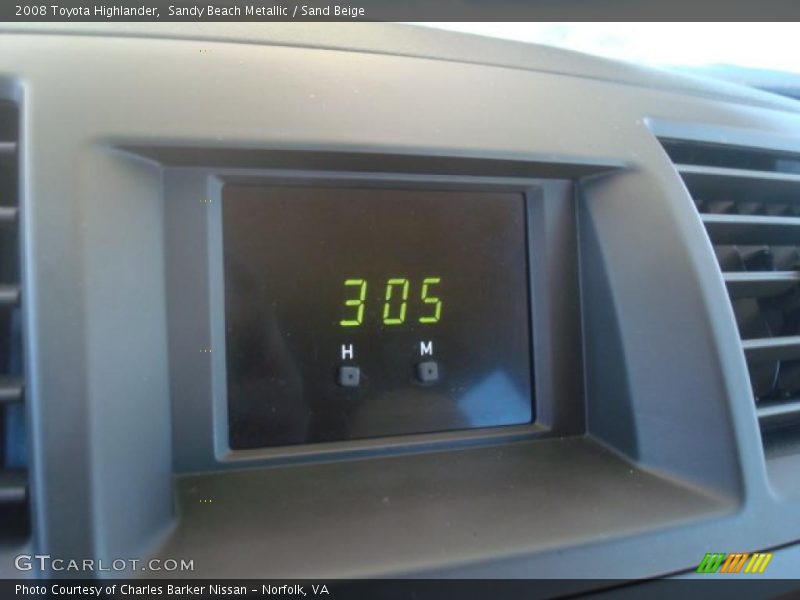 Sandy Beach Metallic / Sand Beige 2008 Toyota Highlander