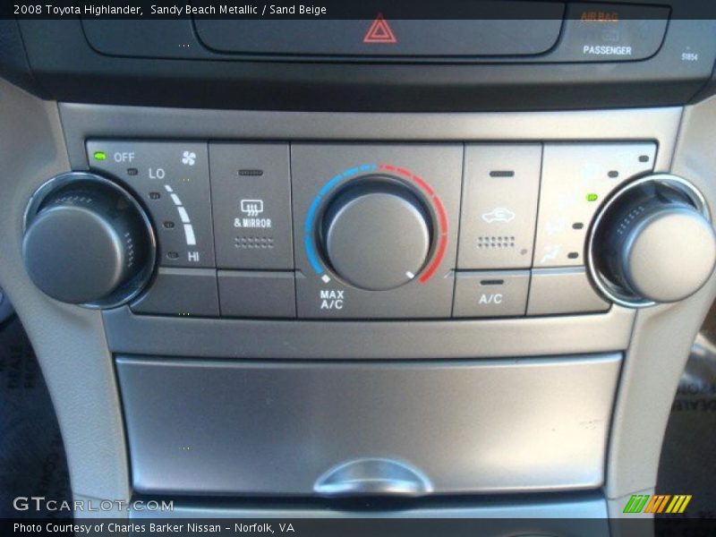 Sandy Beach Metallic / Sand Beige 2008 Toyota Highlander