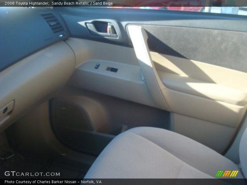 Sandy Beach Metallic / Sand Beige 2008 Toyota Highlander