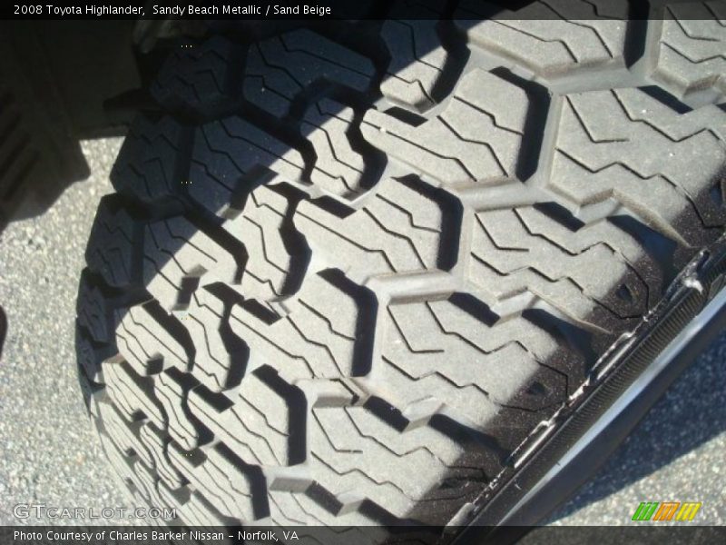 Sandy Beach Metallic / Sand Beige 2008 Toyota Highlander