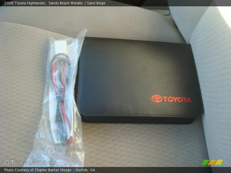 Sandy Beach Metallic / Sand Beige 2008 Toyota Highlander