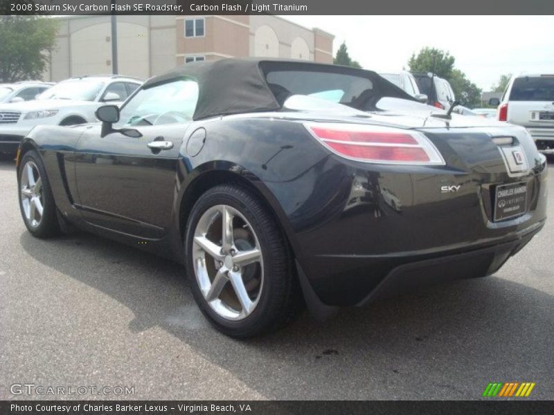 Carbon Flash / Light Titanium 2008 Saturn Sky Carbon Flash SE Roadster