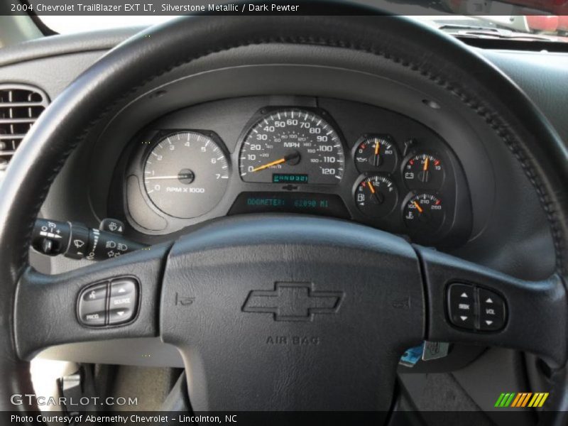 Silverstone Metallic / Dark Pewter 2004 Chevrolet TrailBlazer EXT LT