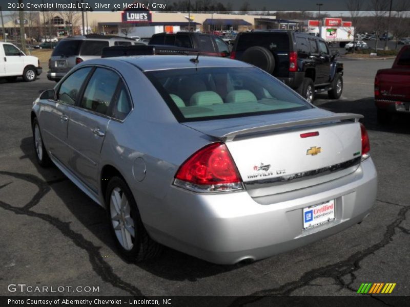 Silver Ice Metallic / Gray 2010 Chevrolet Impala LTZ