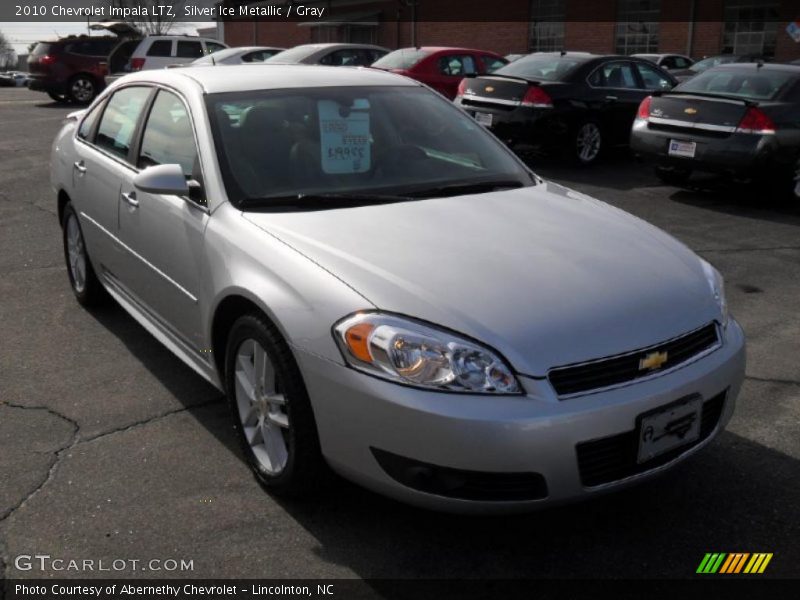 Silver Ice Metallic / Gray 2010 Chevrolet Impala LTZ