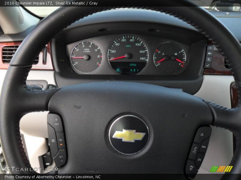 Silver Ice Metallic / Gray 2010 Chevrolet Impala LTZ