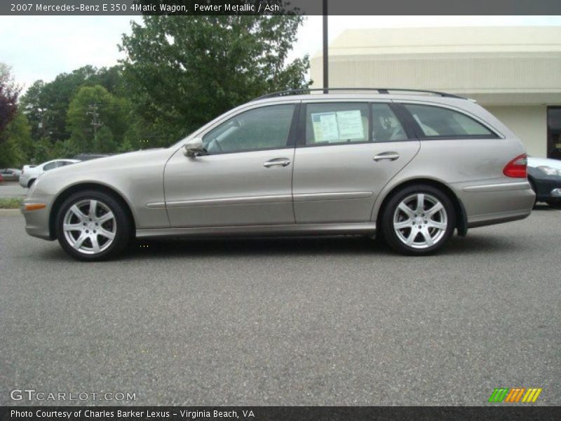 Pewter Metallic / Ash 2007 Mercedes-Benz E 350 4Matic Wagon