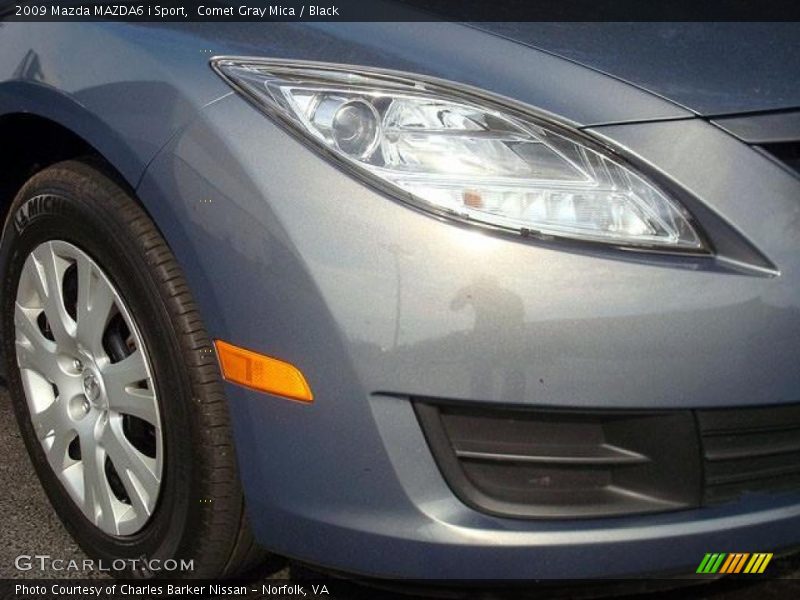 Comet Gray Mica / Black 2009 Mazda MAZDA6 i Sport
