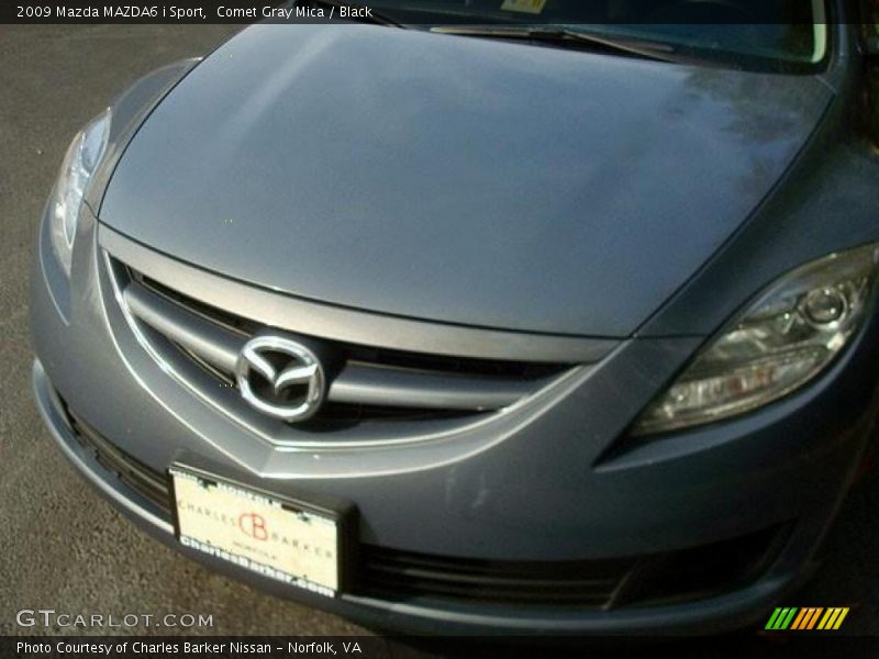 Comet Gray Mica / Black 2009 Mazda MAZDA6 i Sport