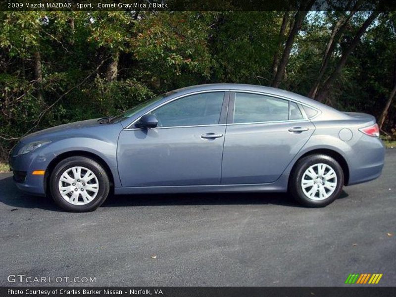 Comet Gray Mica / Black 2009 Mazda MAZDA6 i Sport