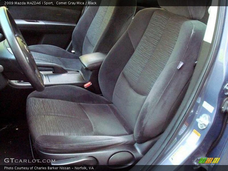 Comet Gray Mica / Black 2009 Mazda MAZDA6 i Sport