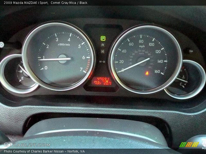 Comet Gray Mica / Black 2009 Mazda MAZDA6 i Sport