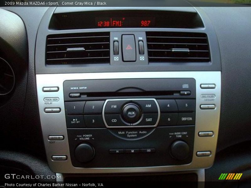 Comet Gray Mica / Black 2009 Mazda MAZDA6 i Sport