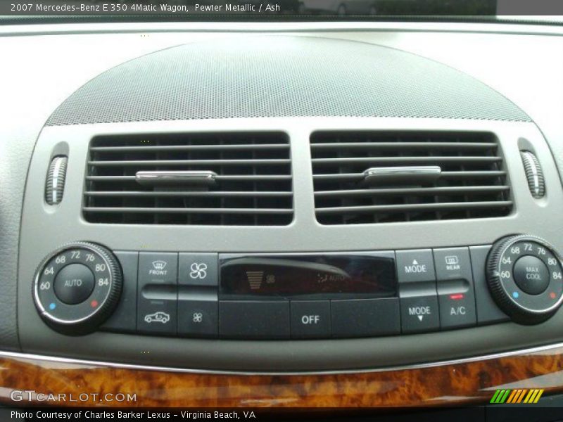 Controls of 2007 E 350 4Matic Wagon