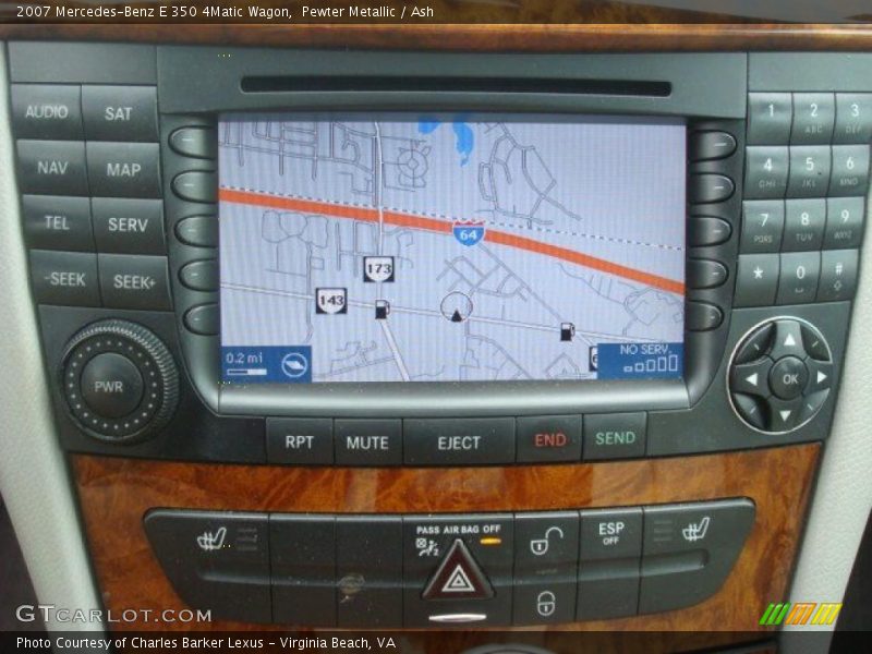 Navigation of 2007 E 350 4Matic Wagon