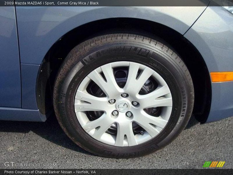 Comet Gray Mica / Black 2009 Mazda MAZDA6 i Sport